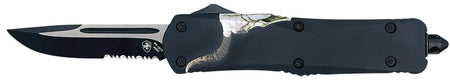 Templar Knife Gen II Saddle Blanket Slim 3.43" OTF Tanto Stonewashed 440C SS Blade, 5.05" Red Aluminum Handle, Glass Breaker