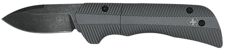 Templar Knife Cali Auto Assist Folding 1.90" Drop Point D2 Steel Blade 3.56" Gunmetal Aluminum Handle