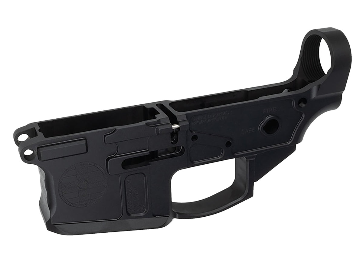 Shield Arms SA-15 Stripped Lower Receiver - Non-Folding, Black Anodized Aluminum