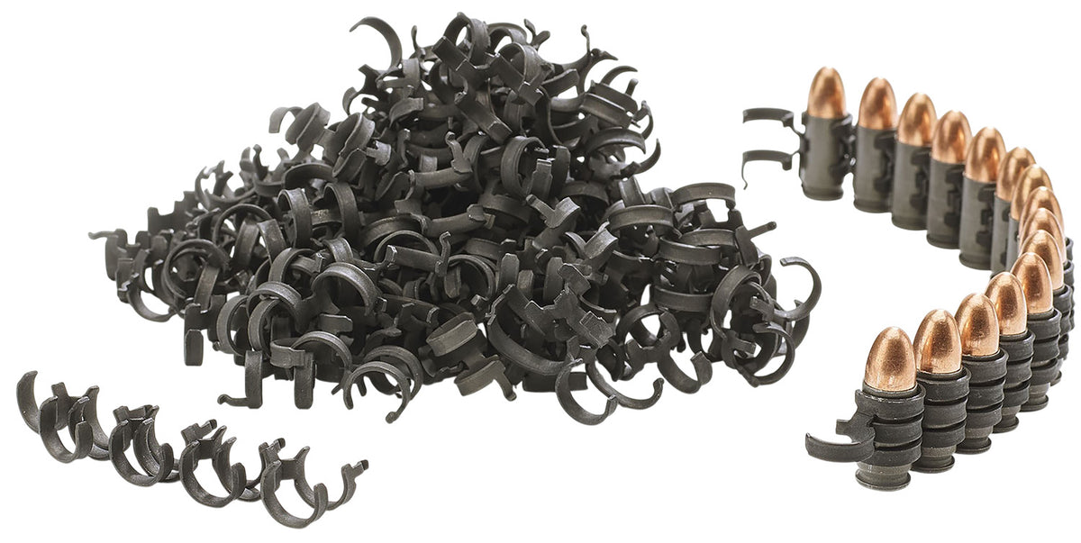 Freedom Ordnance FM-9 9mm Belt Links Carbon Steel Black 1000 Per Bag