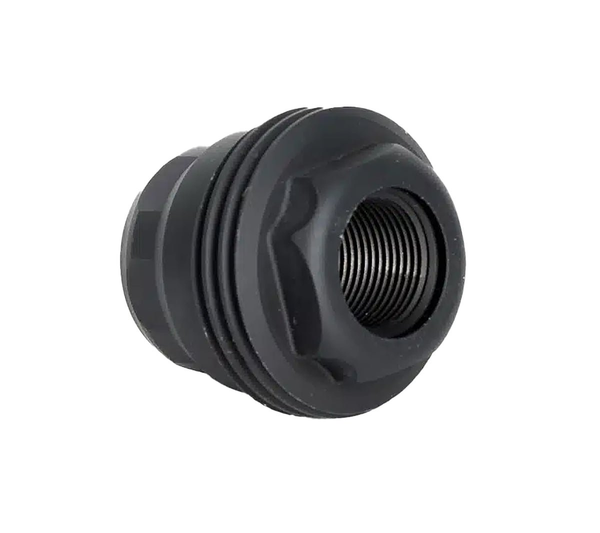 JK Armament JKMDHDM24 Suppressor Mount 30-45 Cal 5/8"x24 Stainless Steel Black Nitride