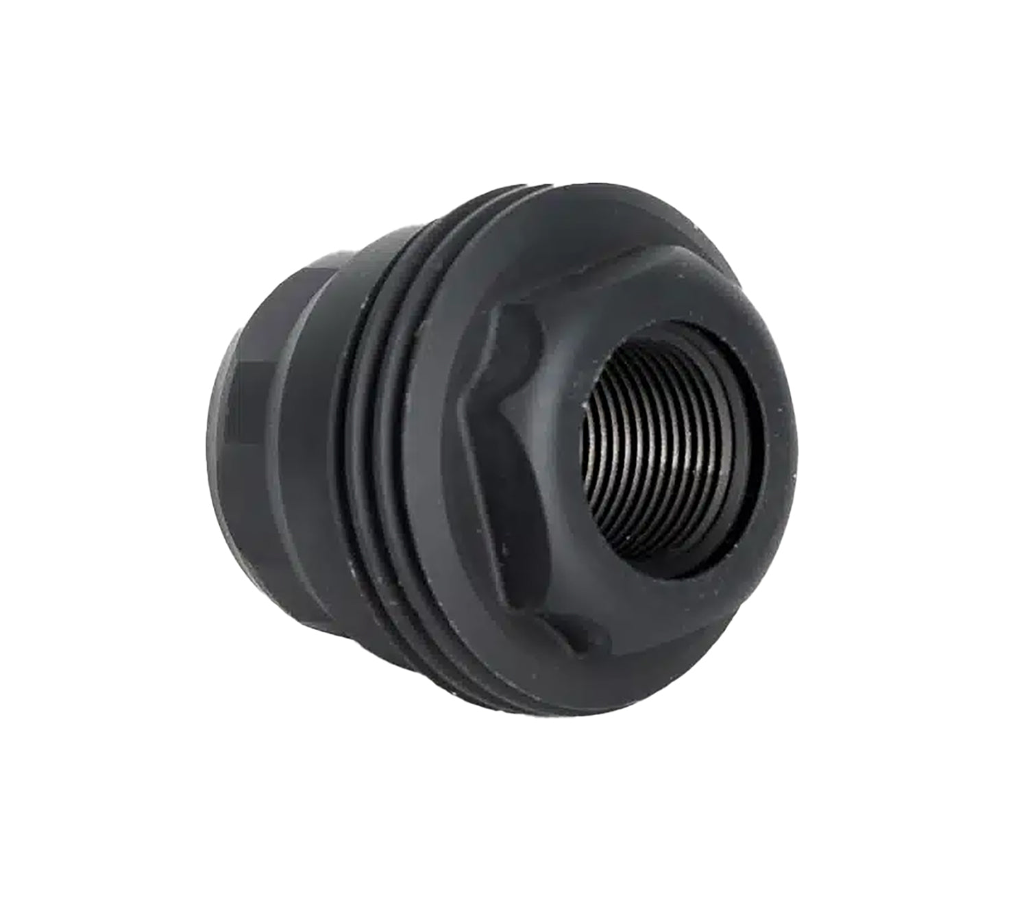JK Armament JKMDHDM24 Suppressor Mount 30-45 Cal 5/8"x24 Stainless Steel Black Nitride