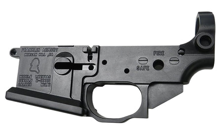Franklin Armory Libertas Aluminum Lower Receiver, Black Hardcoat Anodized