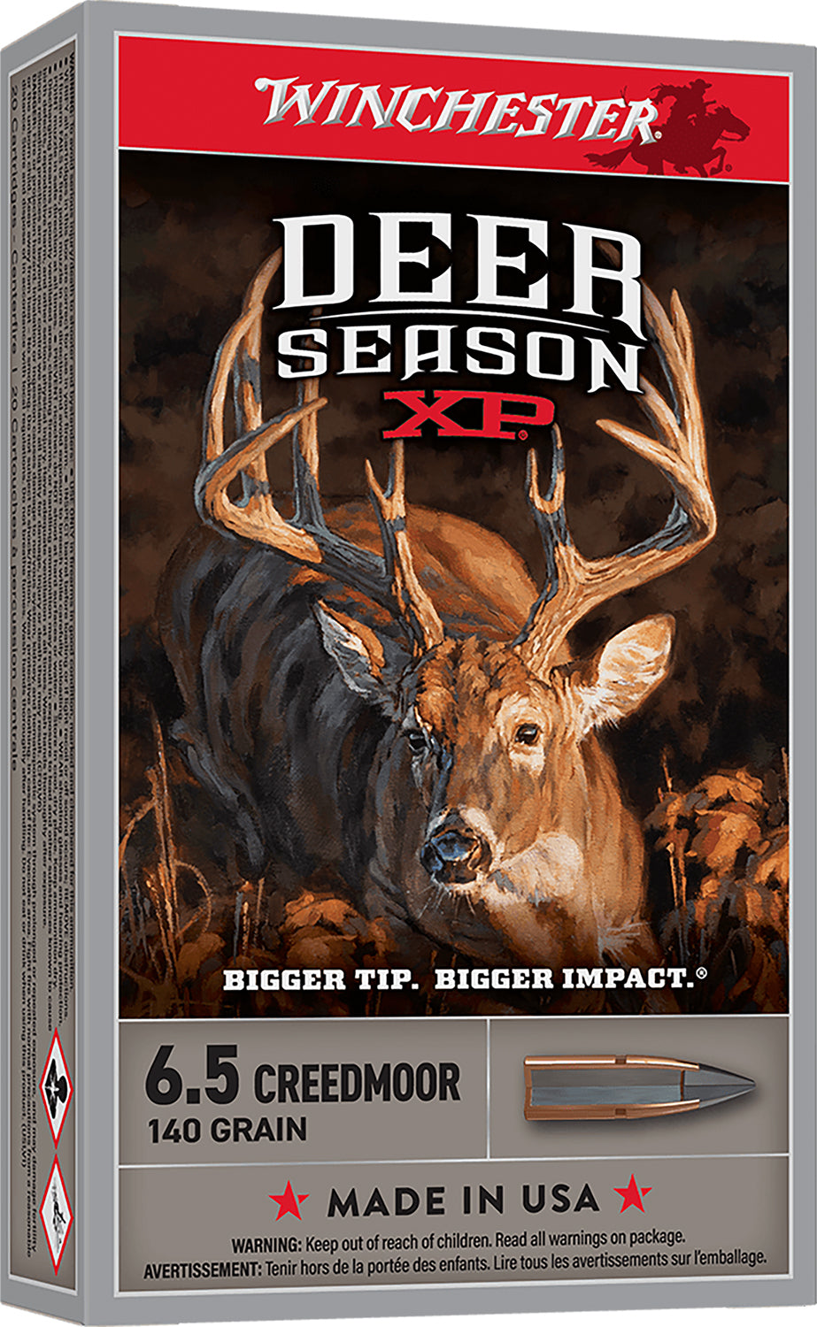 Winchester DEER SEASON XP 6 5mm Creedmoor 140 Gr PolyTip