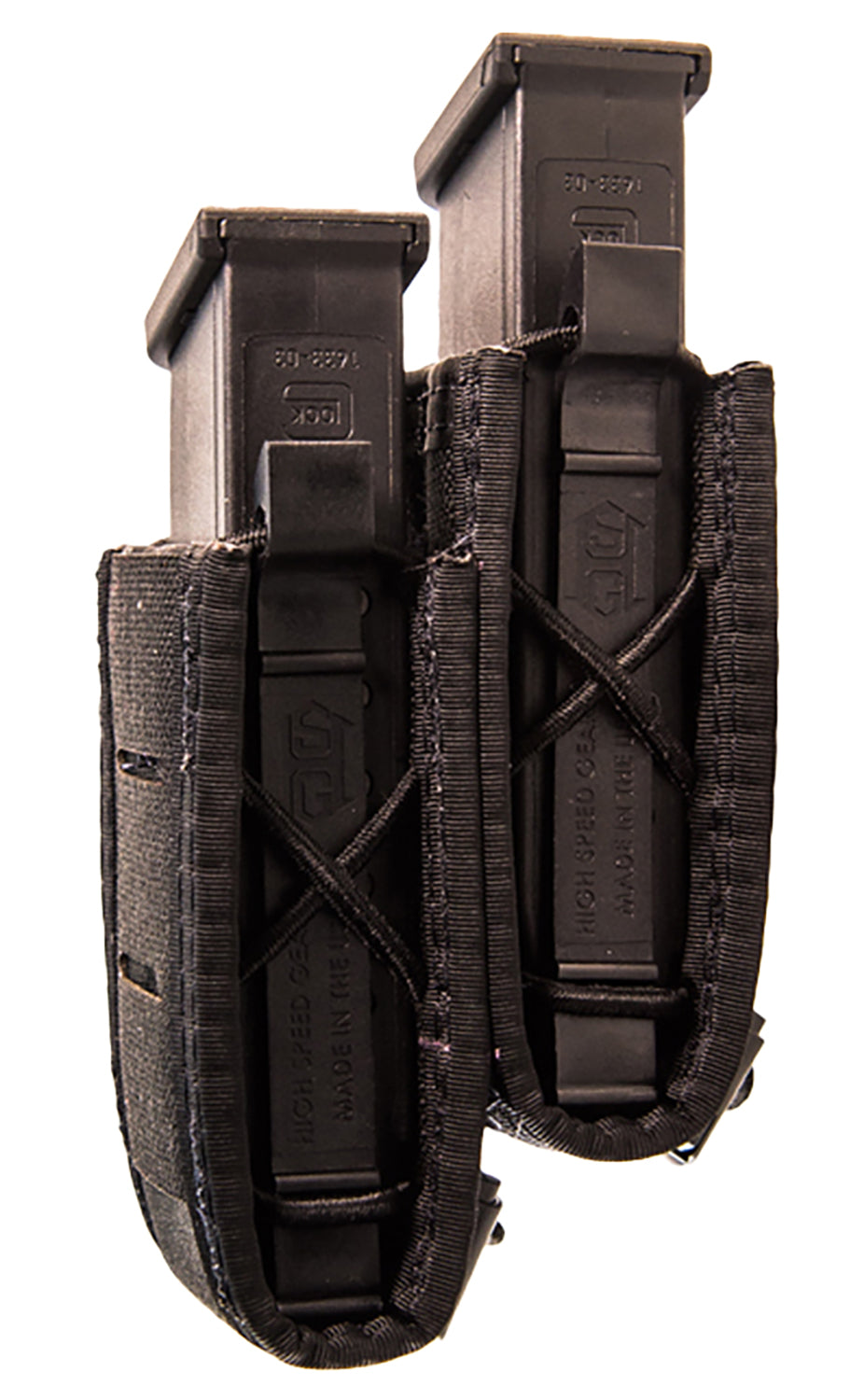 HSGI TACO Double Duty Staggered Double Pistol Magazine Carrier Black Laminate
