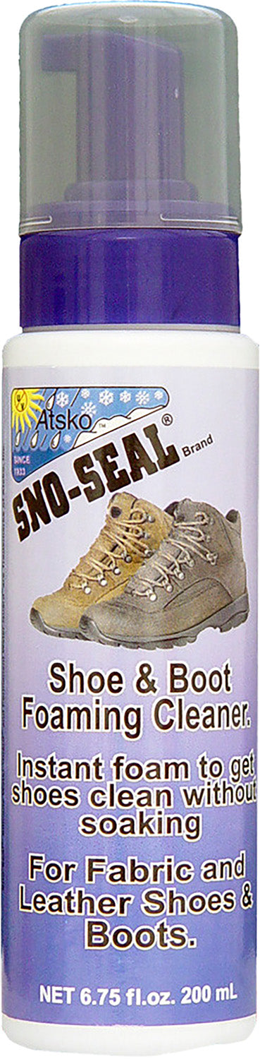 Atsko Shoe Boot Foaming Cleaner No-Soak Formula 6.75 oz