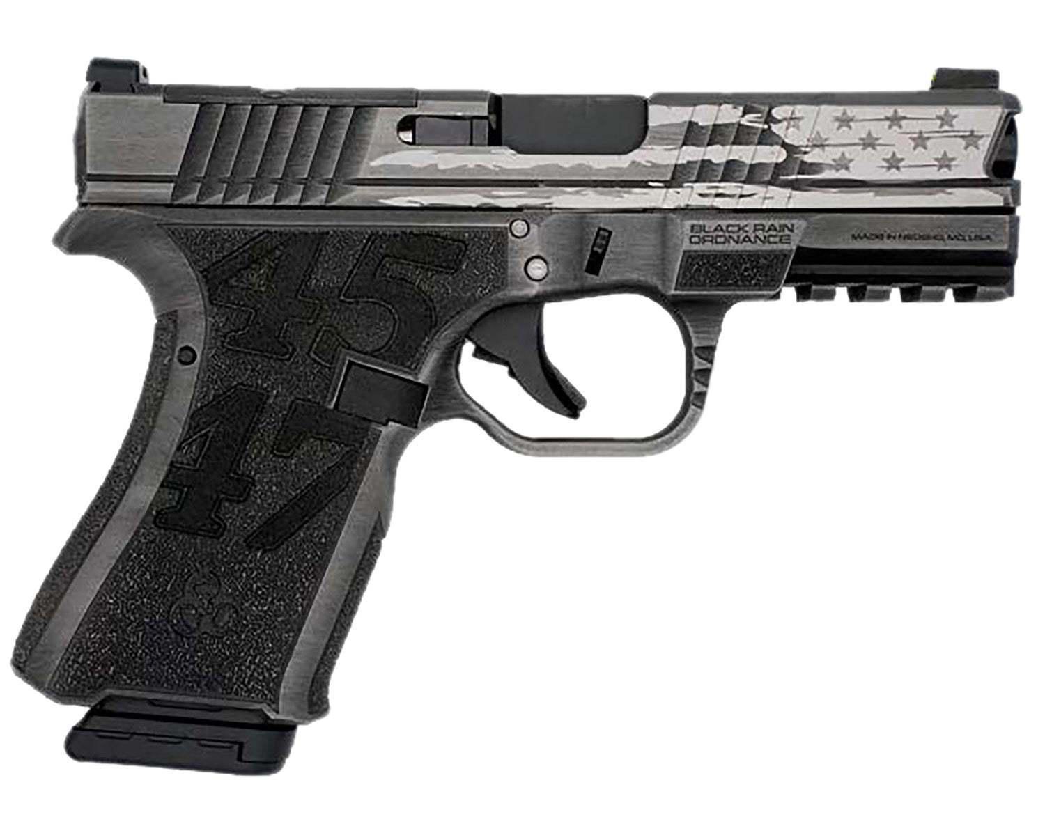 Black Rain Ordnance Frontline 9mm 4in Gun Metal/Gun Blue 15+1 Pistol