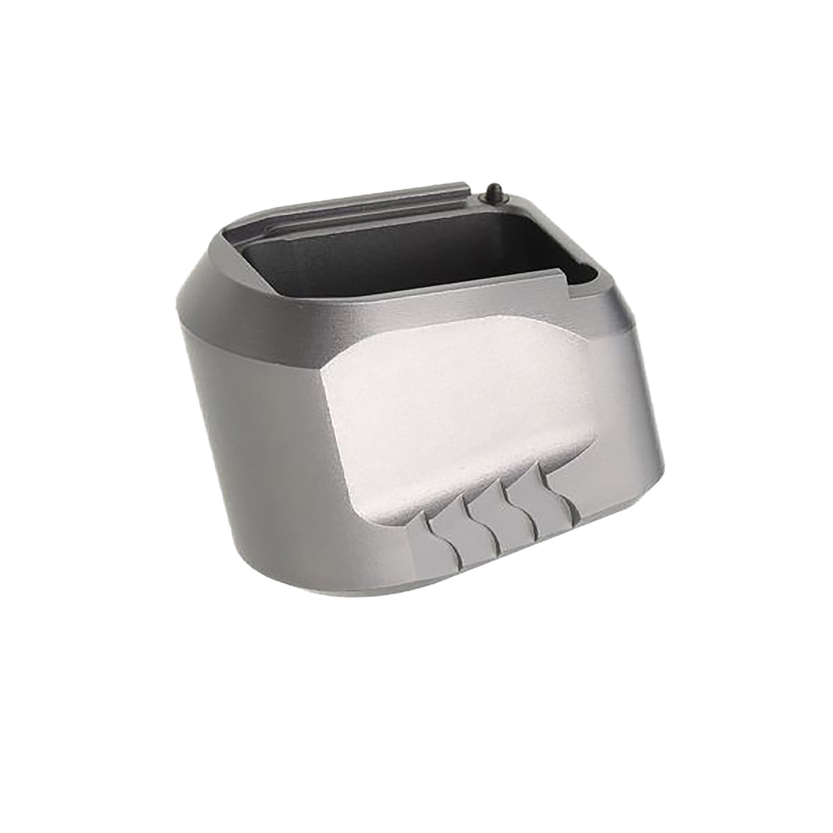 Tyrant CNC Grey Aluminum +5 Mag Extension Fits S&W M&P 9/40 Full-Size