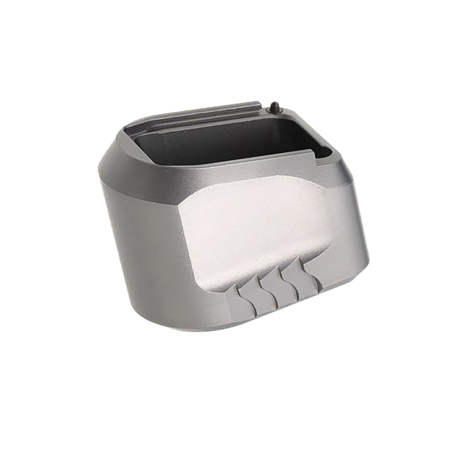 Tyrant CNC Grey Aluminum +5 Mag Extension Fits S&W M&P 9/40 Full-Size