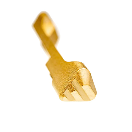 Tyrant CNC P320 Extended Mag Release Gold Steel
