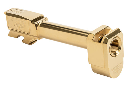 Zaffiri Precision ZP.43BTCG G43/43X Threadless Compensator 9mm Gold Finish Stainless Steel