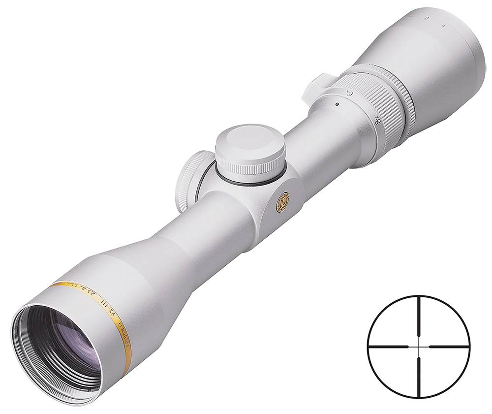 Leupold VX-3 Handgun 2.5-8x32mm Silver Duplex Reticle Scope