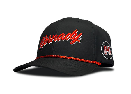 Hornady 10240 Black Script Embroidered Patch Hat