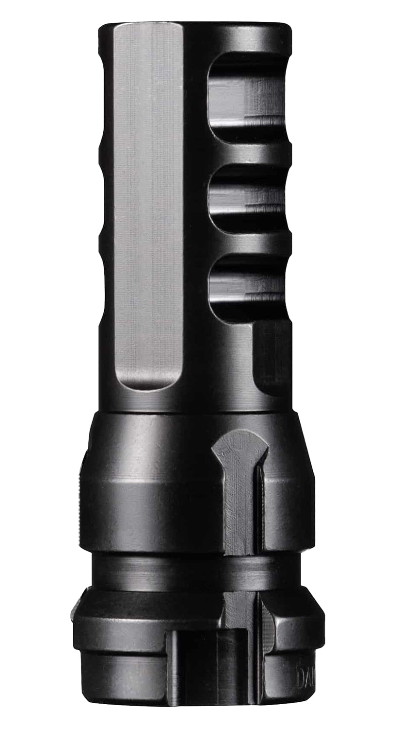Dead Air DA103 KeyMo Muzzle Brake 338 Cal Black Nitride 3/4"x24 Threaded 4140 HT Steel