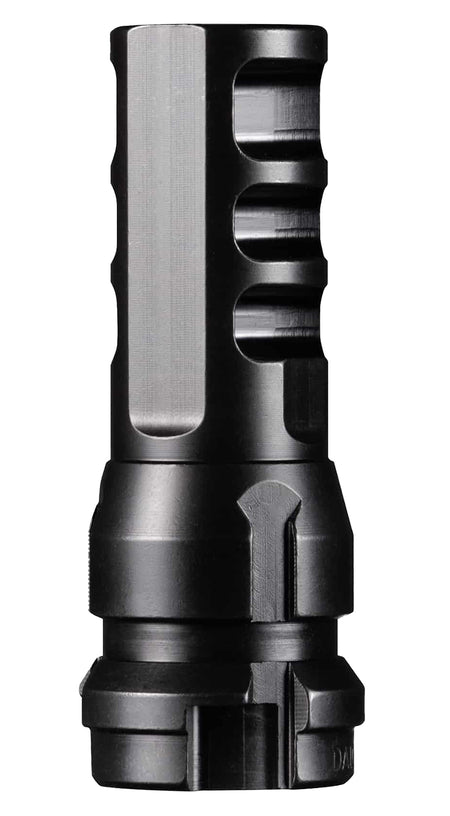 Dead Air DA103 KeyMo Muzzle Brake 338 Cal Black Nitride 3/4"x24 Threaded 4140 HT Steel
