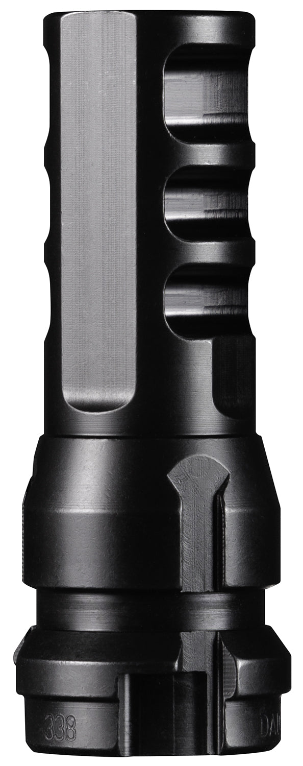Dead Air DA104 KeyMo Muzzle Brake 338 Cal Black Nitride M18X1 Threaded 4140 HT Steel