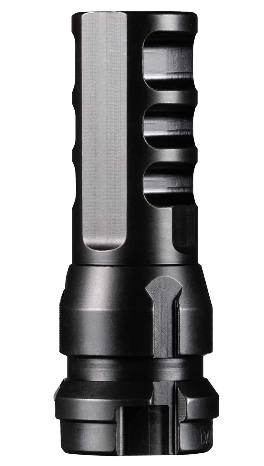 Dead Air DA106 KeyMo Muzzle Brake 338 Cal Black Nitride M18X1.5 Threaded 4140 HT Steel
