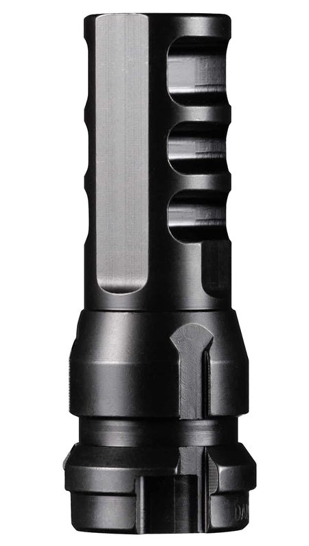 Dead Air DA106 KeyMo Muzzle Brake 338 Cal Black Nitride M18X1.5 Threaded 4140 HT Steel