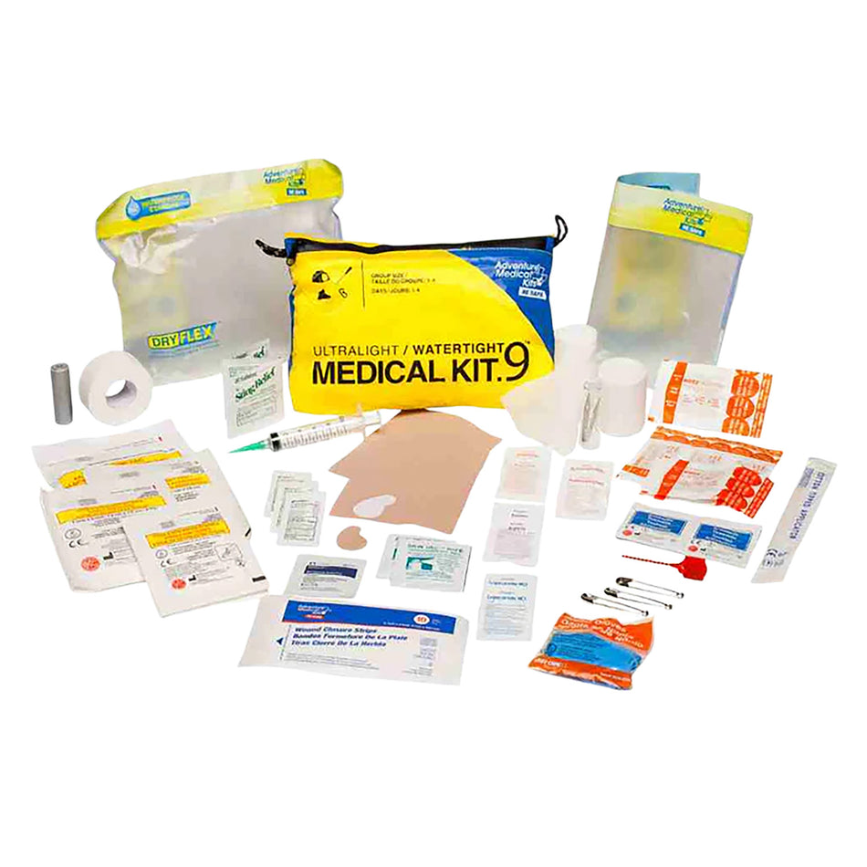 Adventure Medical Kits 1250390 Ultralight Watertight .9 Outdoor First Aid Kit Waterproof