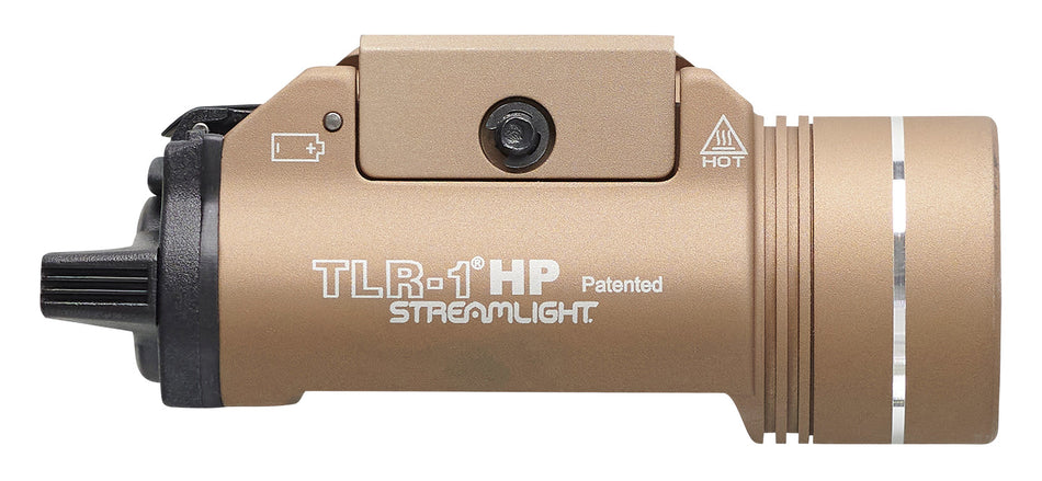 Streamlight TLR-1 HP 59151 FDE Aluminum Rail Mount Weapon Light 1000 Lumens