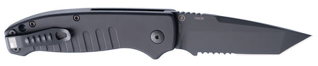 Hogue Ballista-I 64120 3.5" Automatic Tanto Serrated Black Blade Folding Knife