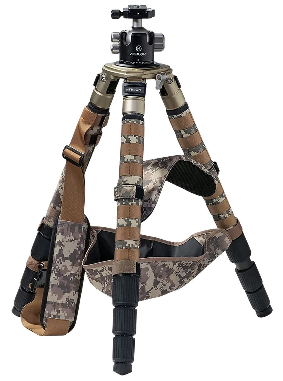 Athlon Midas CF32 706007 10-Layer Carbon Fiber Tripod with Arca Ball Head and Rifle Mount