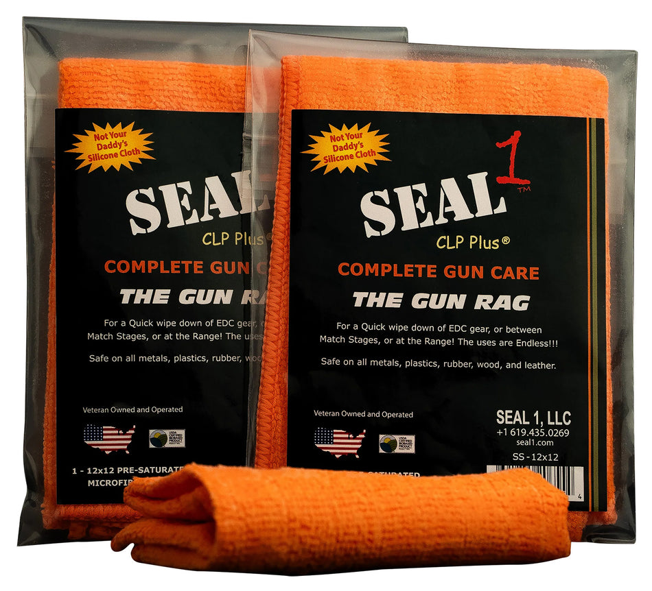 Seal 1 SS-12X12 Gun Rag Microfiber Firearm Cleaning Cloth