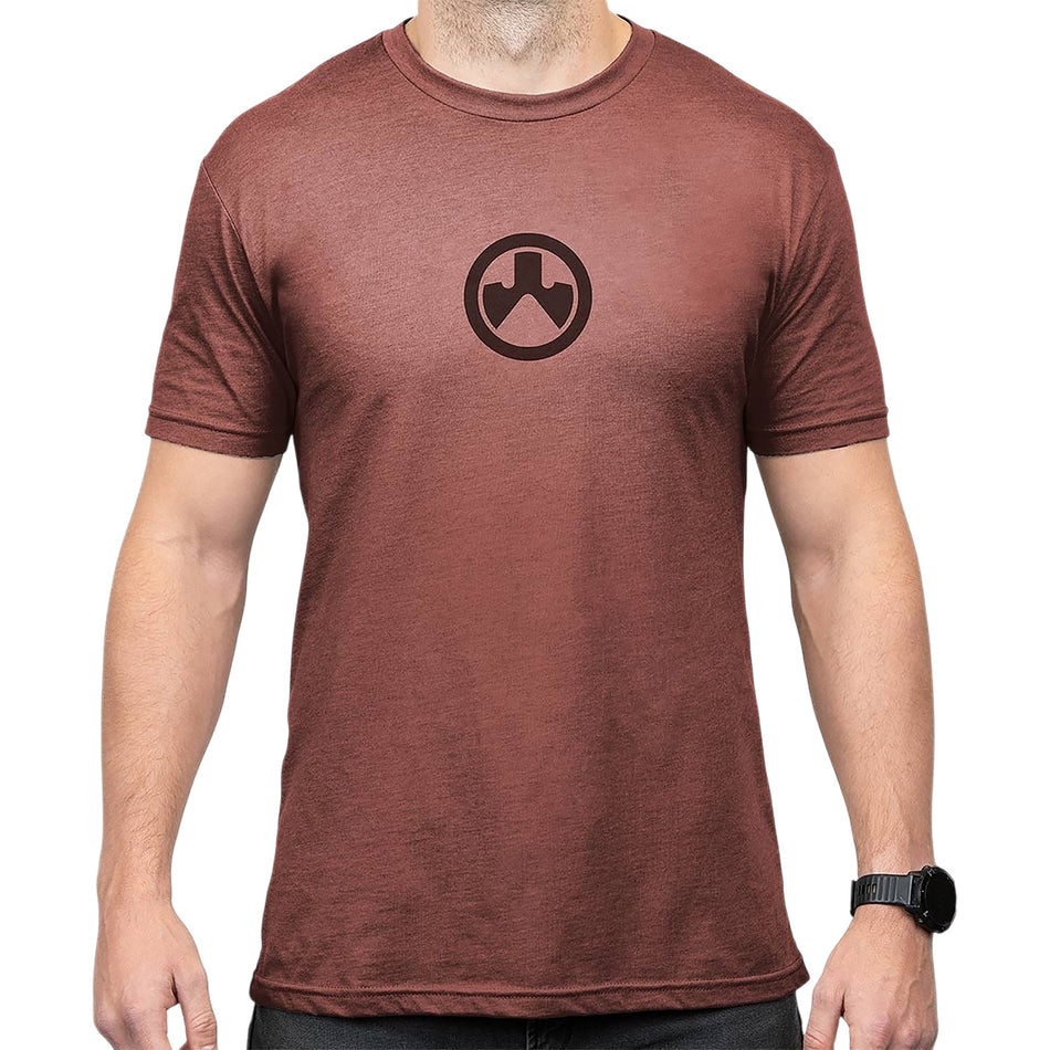 Magpul MAG1115-613 Icon Cotton/Poly Shirt Redrock Heather XL