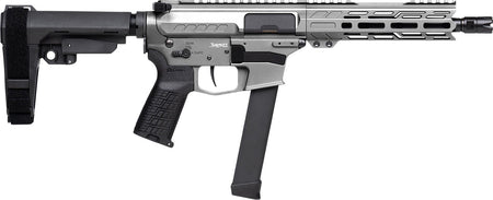 CMMG Banshee MkGs 9mm Luger 33+1, 8" Threaded Barrel, Tungsten Cerakote AR Pistol