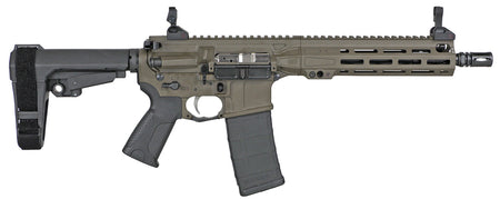 LWRCI IC MKII PST 5.56 NATO 10.5" Pistol with SBA3 Brace, Patriot Brown