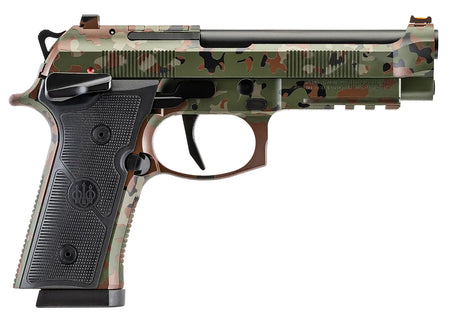 Beretta 90 9mm Luger 4.7" Barrel 10-Round Pistol - FLCMO Camo Finish