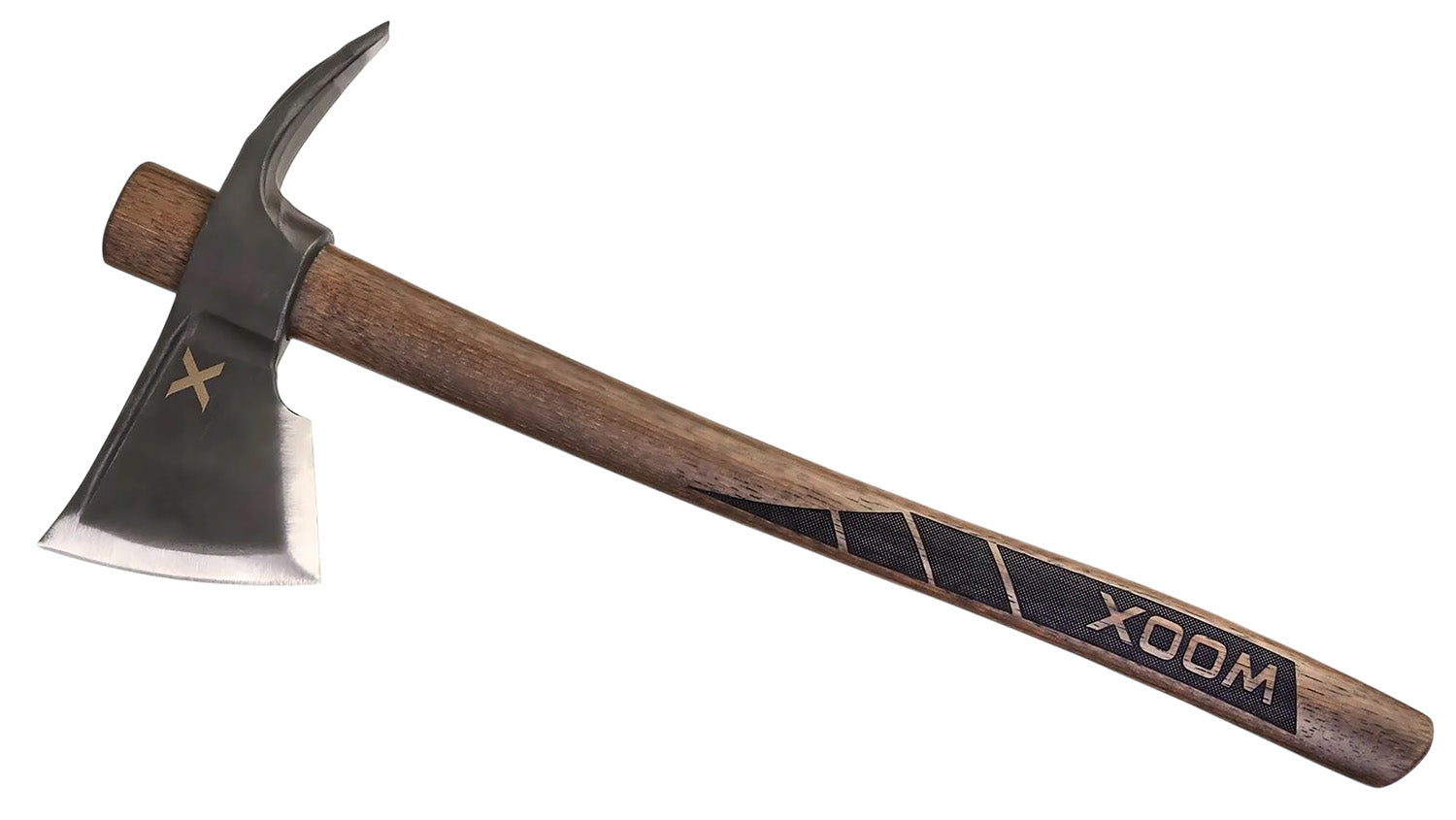 Woox BU.AXE050.01 Solo 8.5" Carbon Steel Convex Blade Brown/Black Hickory Handle 19" Overall Length