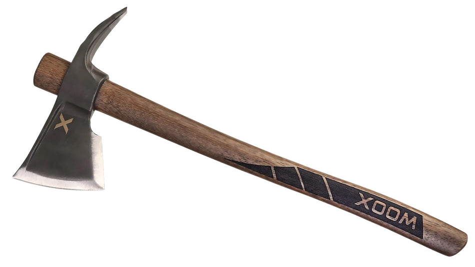 Woox BU.AXE050.01 Solo 8.5" Carbon Steel Convex Blade Brown/Black Hickory Handle 19" Overall Length