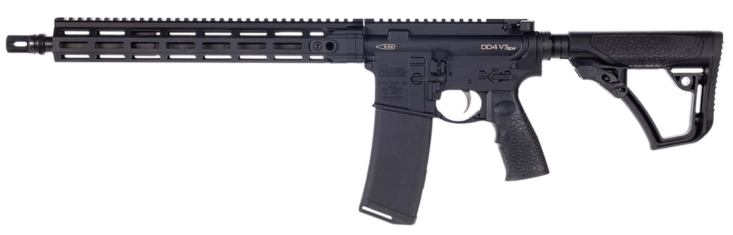 Daniel Defense 0220105296047 DD4 RIII SLW 5.56 NATO 30+1 14.50" Black