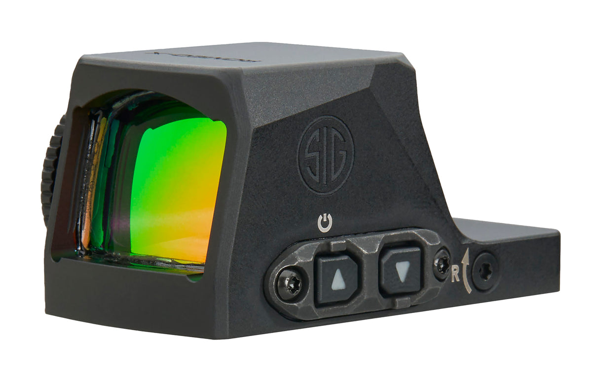 Sig Sauer SORX1370 Romeo-X Enclosed Pro 1x24mm Illuminated Green Circle Dot RX Mount