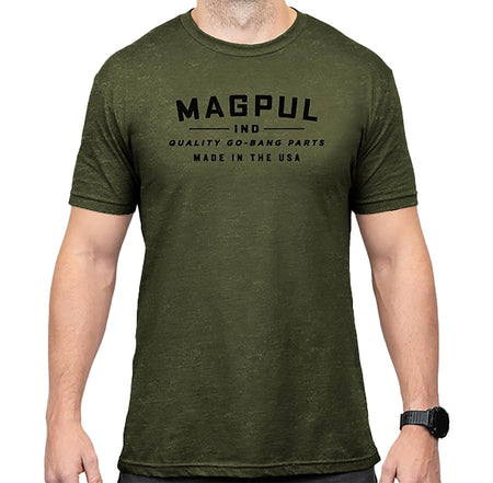 Magpul MAG1112-317-2XL Go Bang Parts Cotton/Poly Shirt OD Green 2XL
