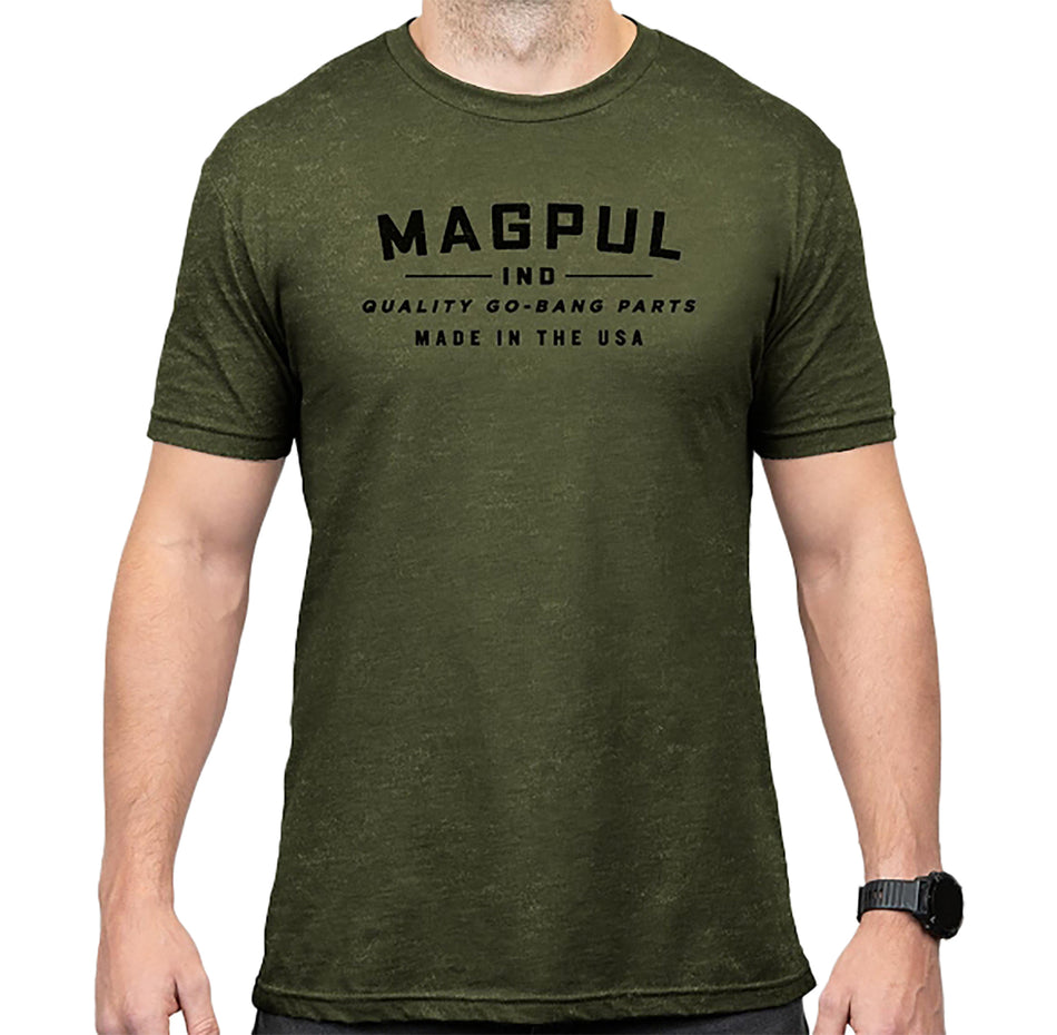 Magpul MAG1112-317-2XL Go Bang Parts Cotton/Poly Shirt OD Green 2XL