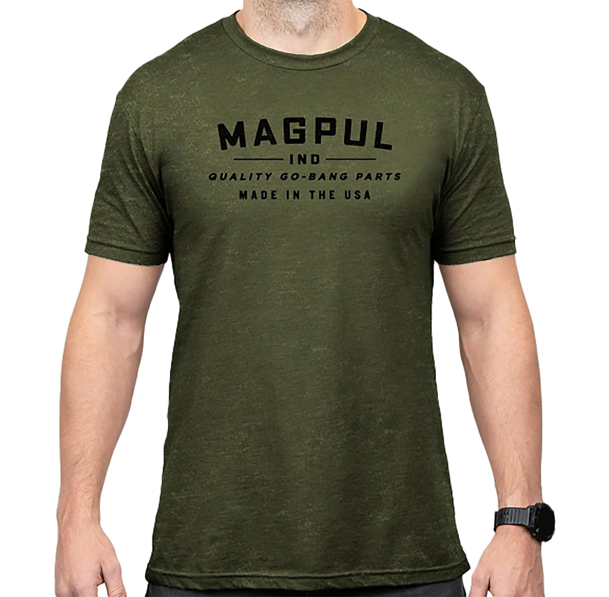 Magpul MAG1112-317-3XL Go Bang Parts Cotton/Poly Shirt OD Green 3XL
