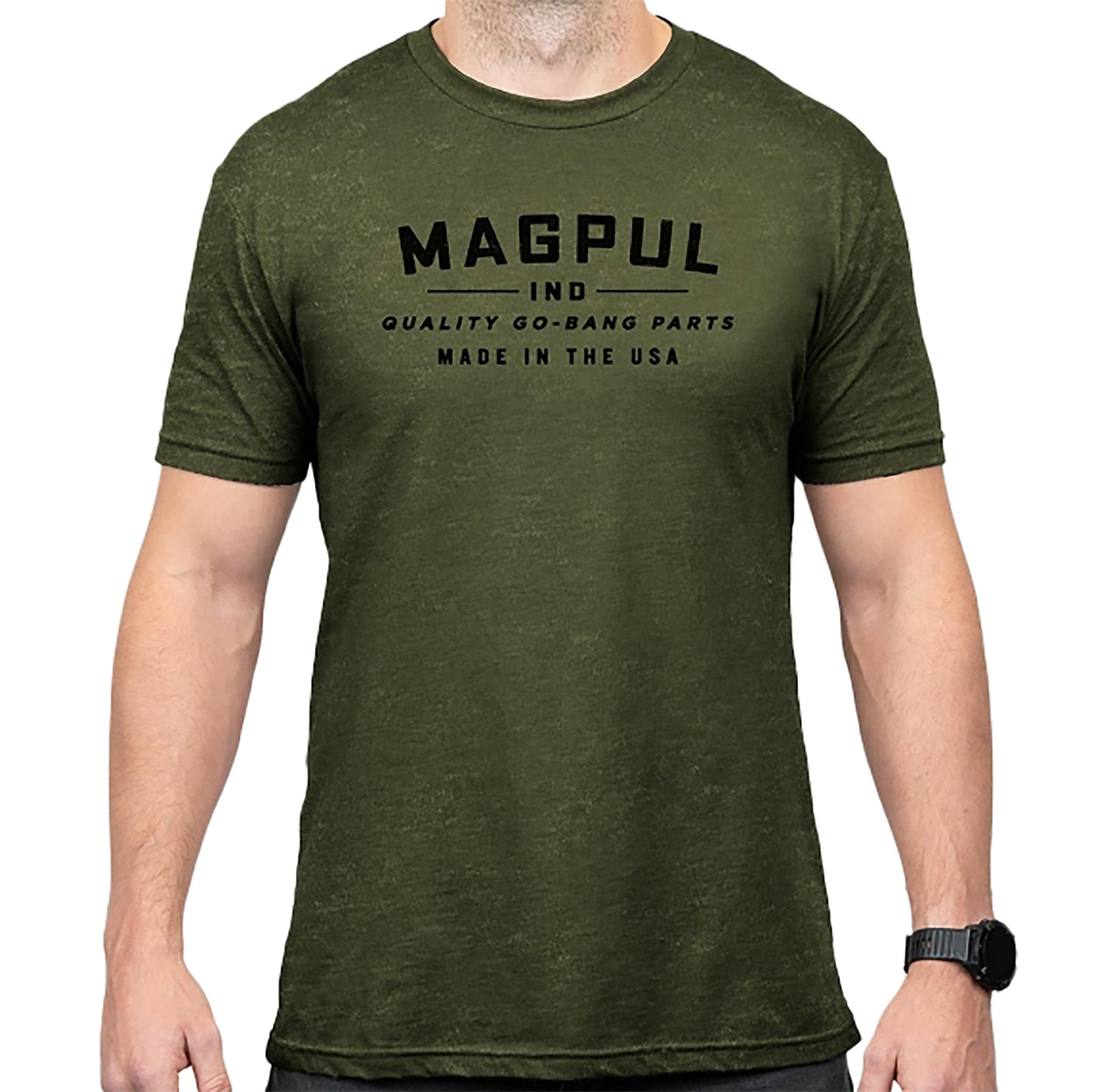 Magpul MAG1112-317-3XL Go Bang Parts Cotton/Poly Shirt OD Green 3XL