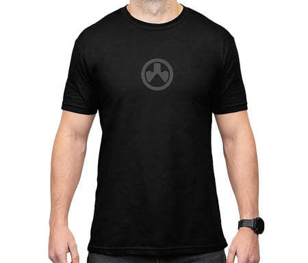Magpul MAG1115-001 Icon Logo Tee Black Cotton/Polyester Large