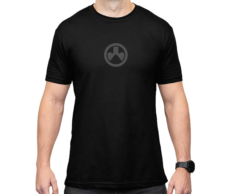 Magpul MAG1115-001 Icon Logo Tee Black Cotton/Polyester Large
