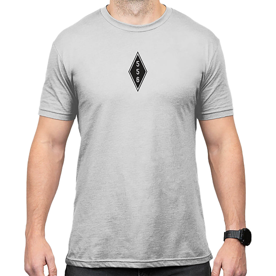 Magpul MAG1280-041-2XL Stone Gray Heather Cotton/Poly Tee 2XL