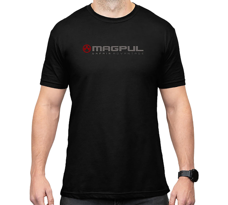 Magpul MAG1399-001-L Unfair Advantage Black Cotton/Poly Tee Large