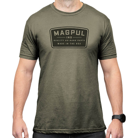 Magpul MAG1526-316 Go Bang Parts Short Sleeve Tee Olive Drab Heather Large