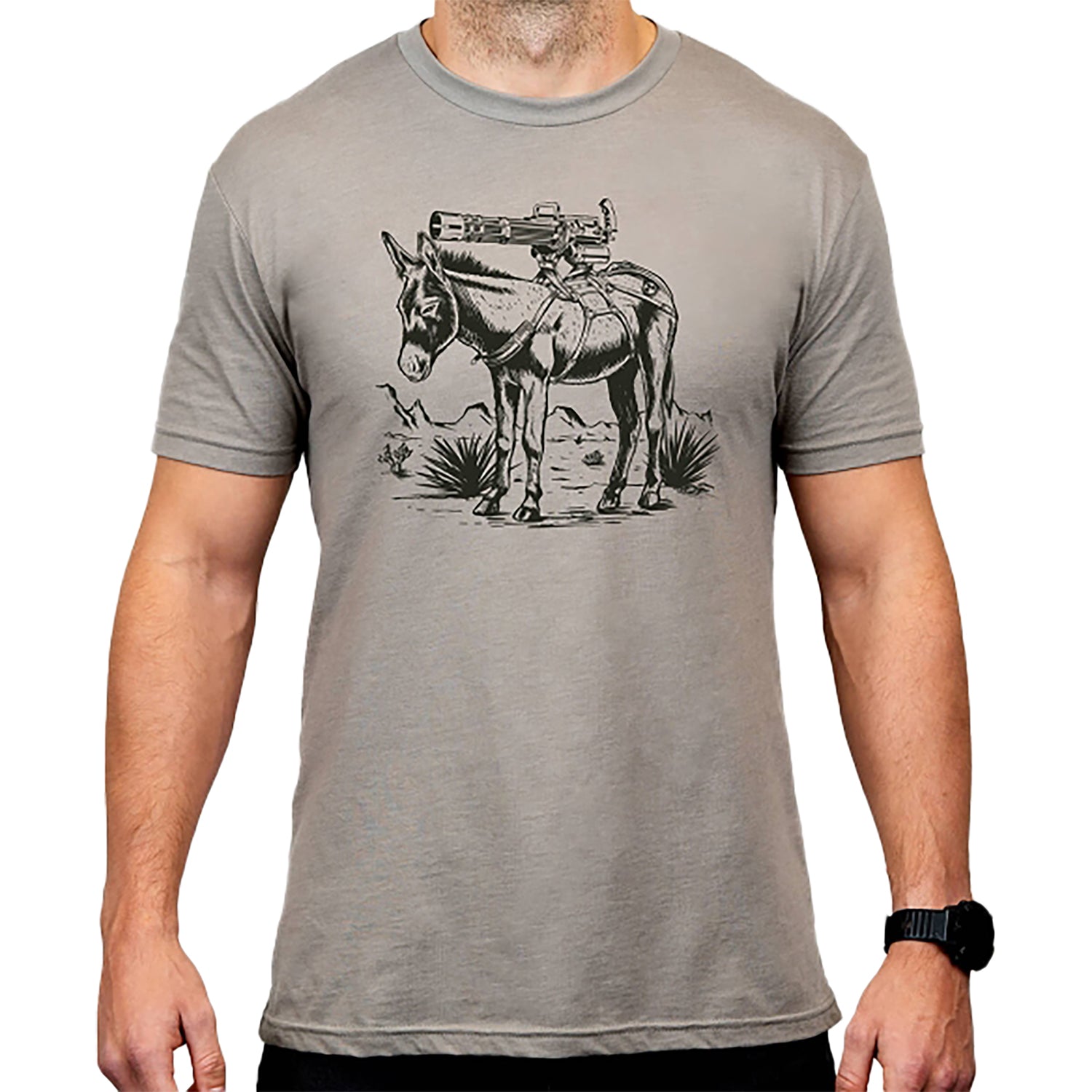 Magpul MAG1528-041-M Burro CVC Stone Gray Short Sleeve Shirt Medium