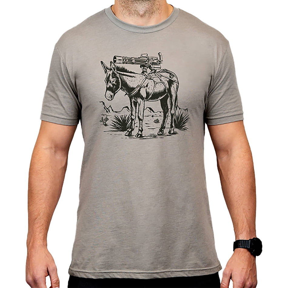 Magpul MAG1528-041-2XL Burro CVC Stone Gray Short Sleeve Shirt 2XL