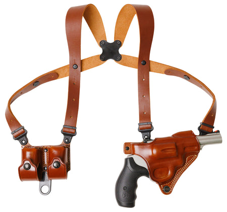Galco MCII104 Miami Classic II Shoulder System Tan Leather Sig P365 X Macro Right Hand