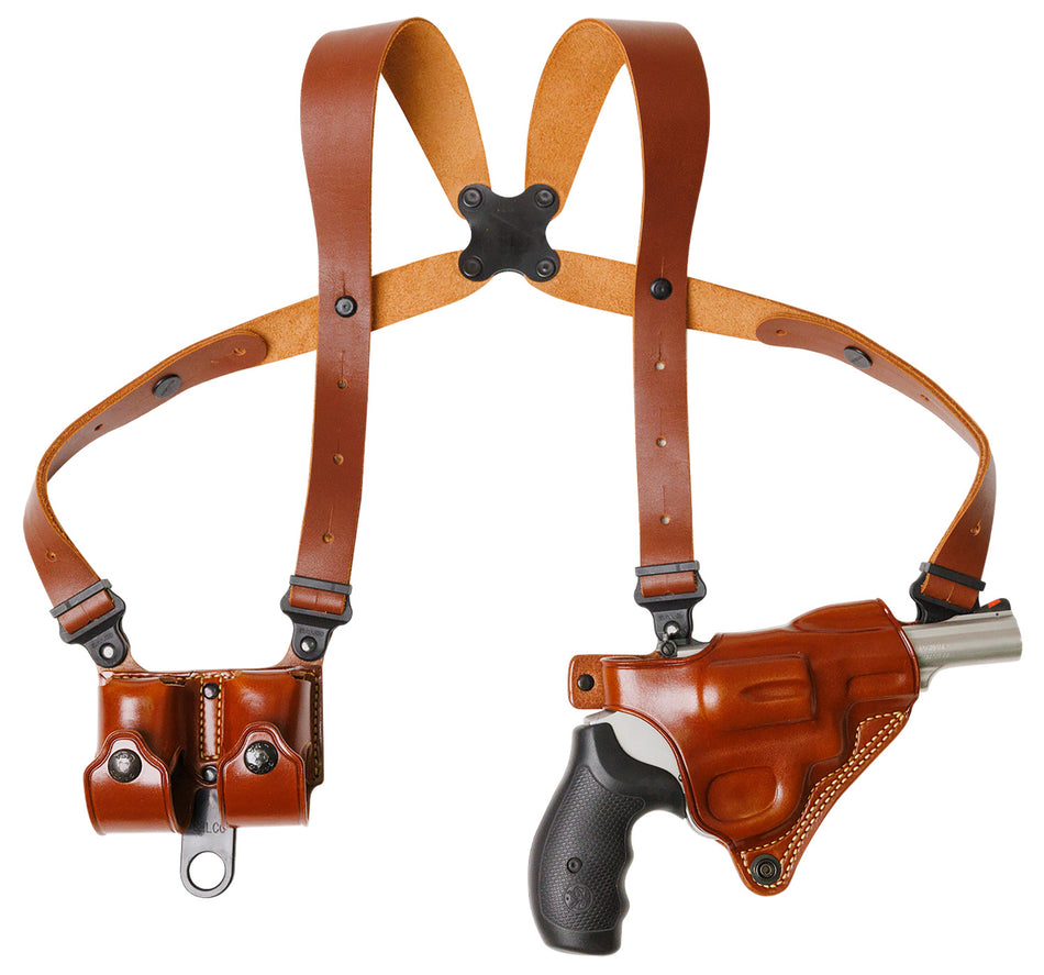Galco MCII104 Miami Classic II Shoulder System Tan Leather Sig P365 X Macro Right Hand