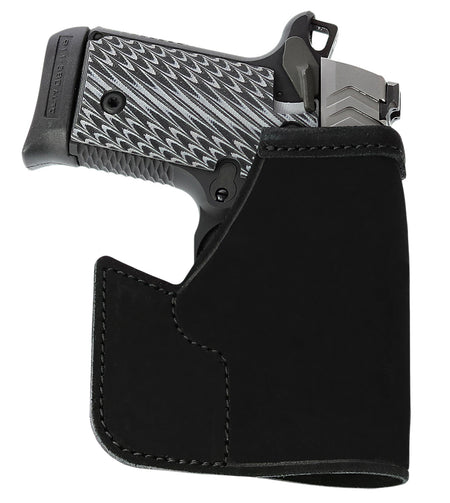 Galco PRO600B Pocket Protector Black Horsehide Pocket Holster Glock 42 Ambidextrous