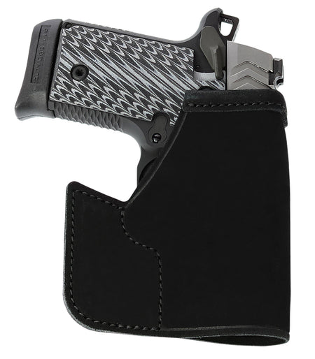 Galco PRO648B Pocket Protector Black Steerhide Pocket Holster S&W Bodyguard 2.0 Ambidextrous